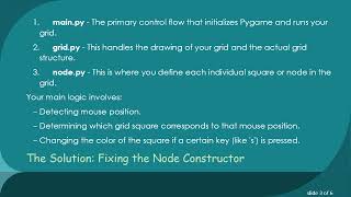 Solving the Pygame Mouse Hover Issue: Coloring a Grid Square on Key Press