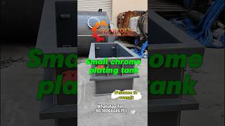 Small chrome plating tank #tank #chrome #chromeplating #electroplating #machine #plating