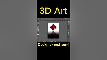 3D Art #Adobe illustrate tutorial #How to make 3D design #easy #design #ai #short video #