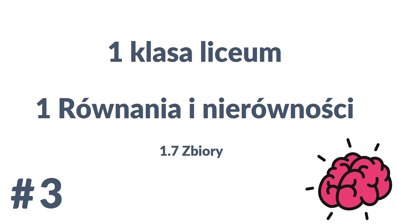 Sprawdzian Historia 1 Liceum Po Prostu Historia TAK PO PROSTU - Matematyka 1 liceum 1.7 Zbiory, part 3/3 - YouTube