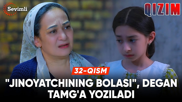 Qizim 32-qism | Anons  | "Jinoyatchining bolasi", degan tamg'a yoziladi