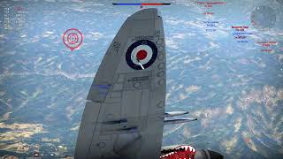 Warthunder - Spitfire mk 24 realistic winning vs jets
