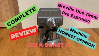 Breville Duo Temp Pro Espresso Machine Review Barista-Quality Espresso At Home Without The Hassle?