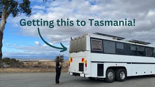 Driving Our Tiny Bus Home To Tasmania