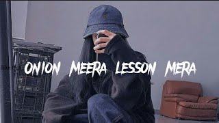 Onion meera lesson mera TikTok song (lyrics) #onionmera #lyrics Resimi