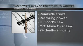 Ameren reminds public about Move Over Law for motorists when crews are out