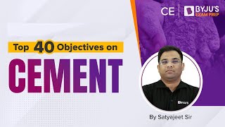Top 40 Objectives on Cement  | ESE & GATE 2023 Civil Engineering (CE) Exam | BYJU'S GATE Civil screenshot 5