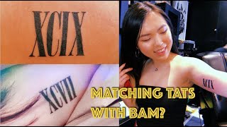 GETTING MATCHING TATTOOS WITH BAMBAM?!