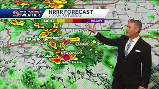 Tracking Saturday storms, possible flooding, a weather impact day
Tracking Saturday storms, possible flooding, a weather impact day Tracking Saturday storms, possible flooding, a weather impact day