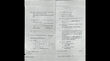Gouhati University, question paper.Business Mathematics.B.com 4th sem 2022.