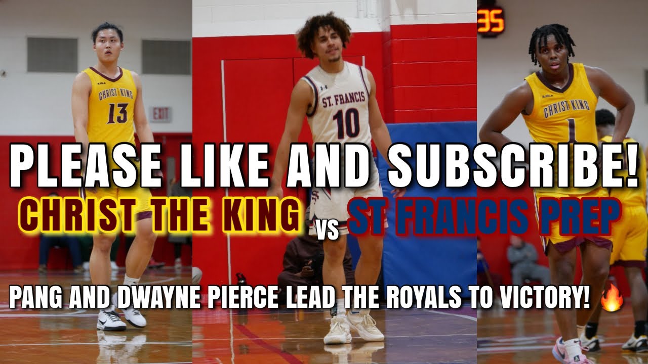 Christ The King Basketball Vs St Francis Prep (12/12/23) |FULL GAME ...