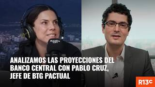 Analizamos las proyecciones del Banco Central con Pablo Cruz, jefe de BTG Pactual