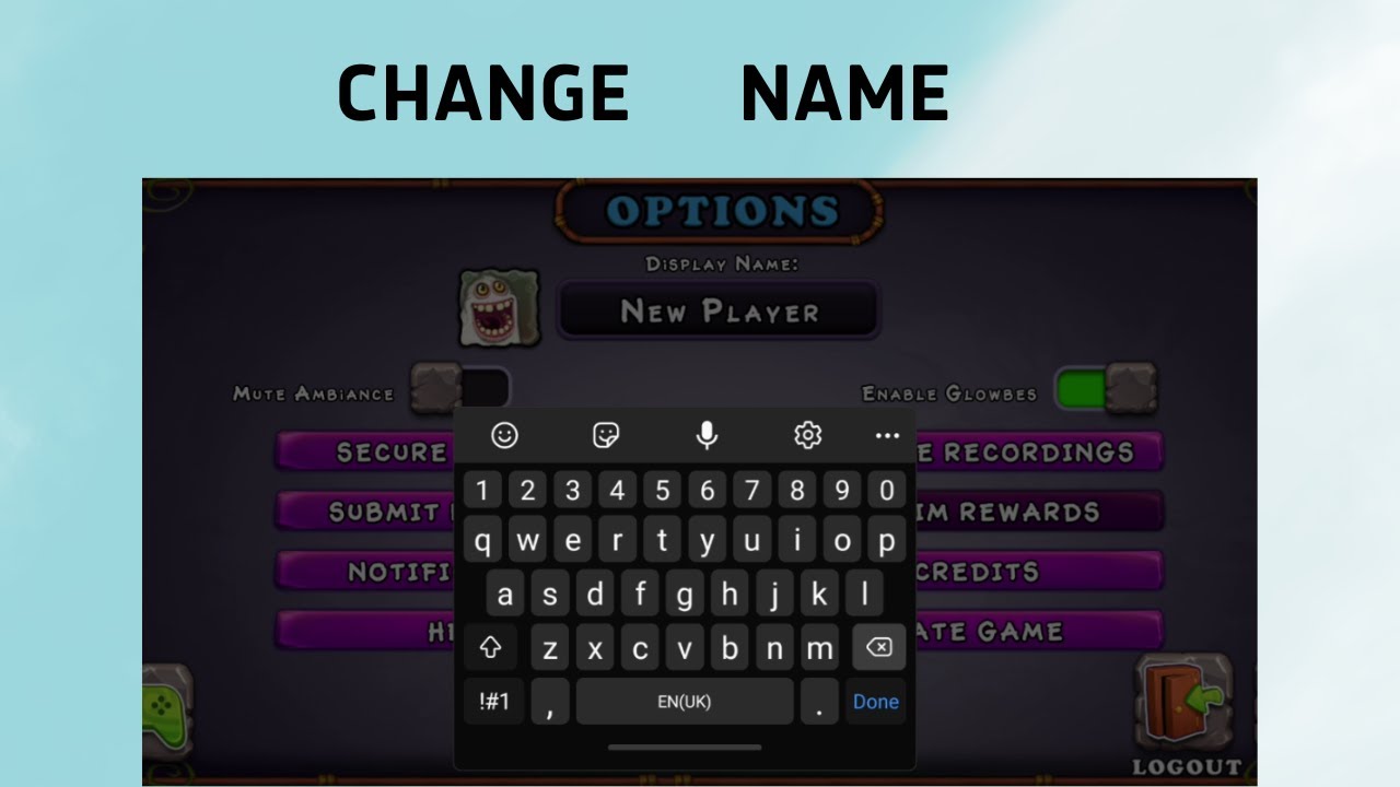 How to Change Name in My Singing Monsters Account - YouTube