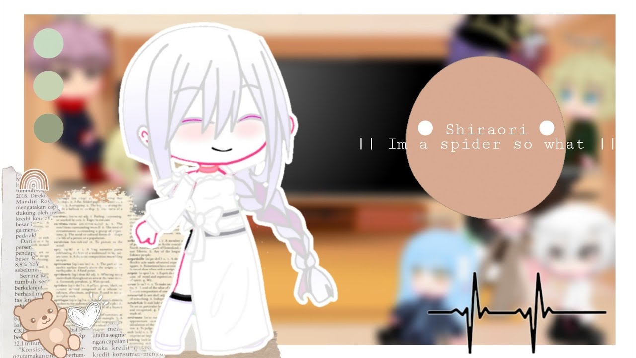 Anime characters react to each other||Im a spider, so what?||Shiraori||pt.4/8||*REUPLOAD*