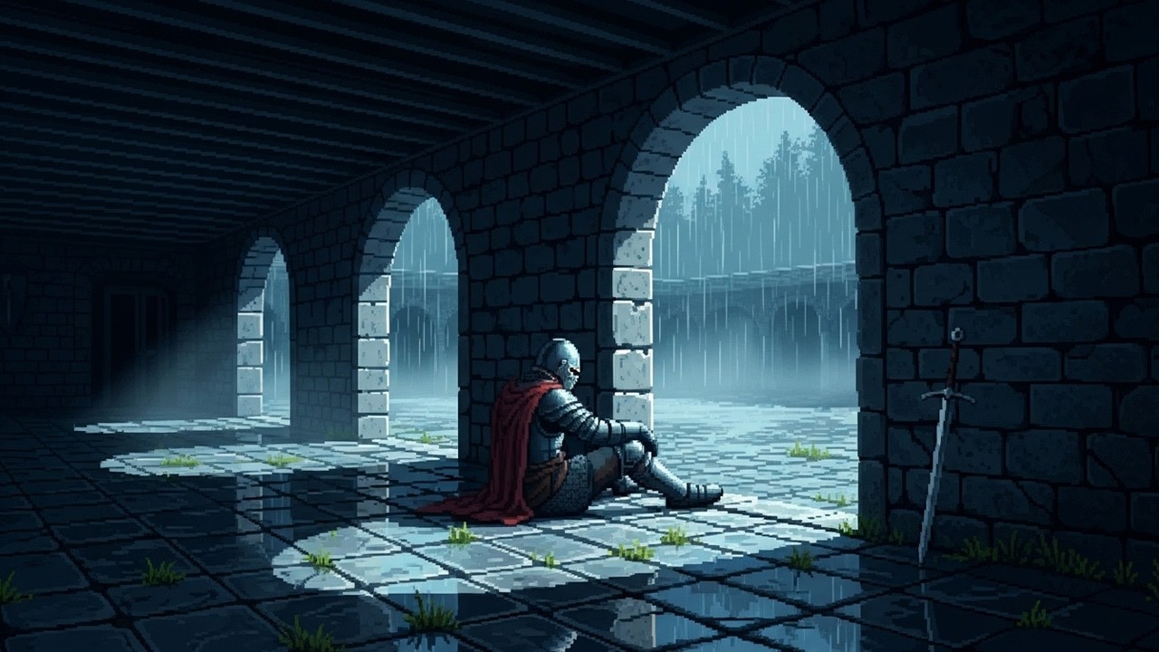 Find rest... let the rain go on