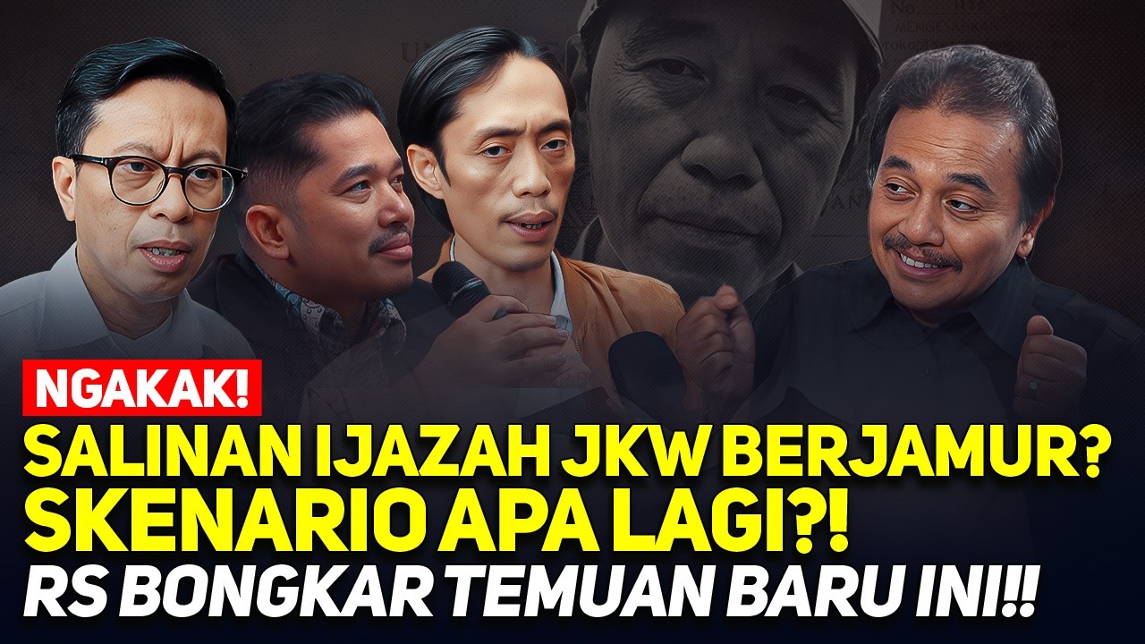 NGAKAK! SALINAN IJAZAH JKW BERJAMUR? SKENARIO APA LAGI?! RS BONGKAR TEMUAN BARU INI!!