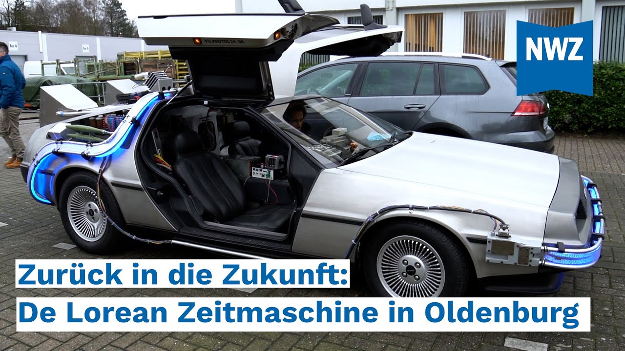 Zurück in die Zukunft: De Lorean Zeitmaschine in Oldenburg 