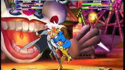 MvC2 Online (360): Brett (MSThanos) vs JmacDaGreat (Ryu/Cap/Rogue) 3 .:4.23.10:.
