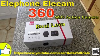 Elephone Elecam 360 Wifi Action Camera Dual Lens