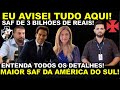 EU AVISEI TUDO AQUI! 3 BILHÕES DE REAIS II MAIOR SAF DA AMÉRICA DO SUL II VEJA TODOS OS DETALHES !