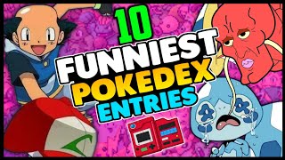 Top 10 Funniest Pokedex Entries | Top 10 Weird Pokedex Entries | Top 10 Ridiculous Pokedex Entries