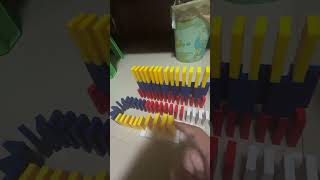 flag of Colombia made of tallwall #shorts #h5dominocommunity