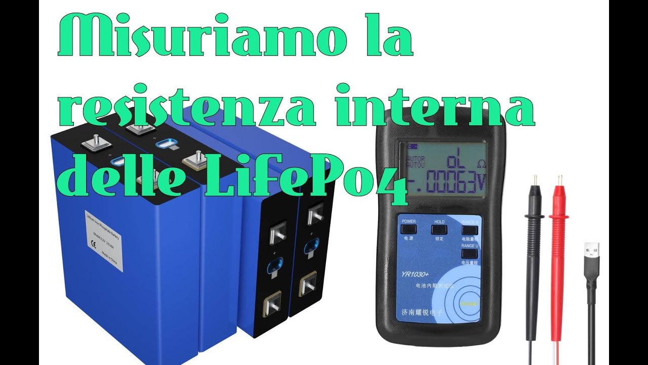 Tester di resistenza interna YR1030+ per le celle al litio ferro