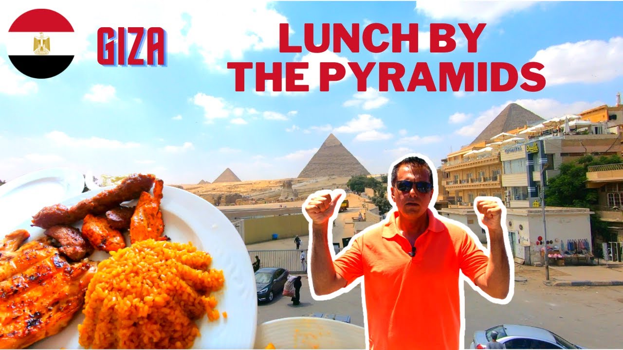 LUNCH AND COFFEE BY THE PYRAMIDS IN GIZA WHERE TO EAT IN CAIRO YouTube