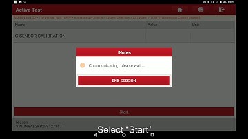 X-431 | Nissan Quest: G Sensor Calibration | LAUNCH