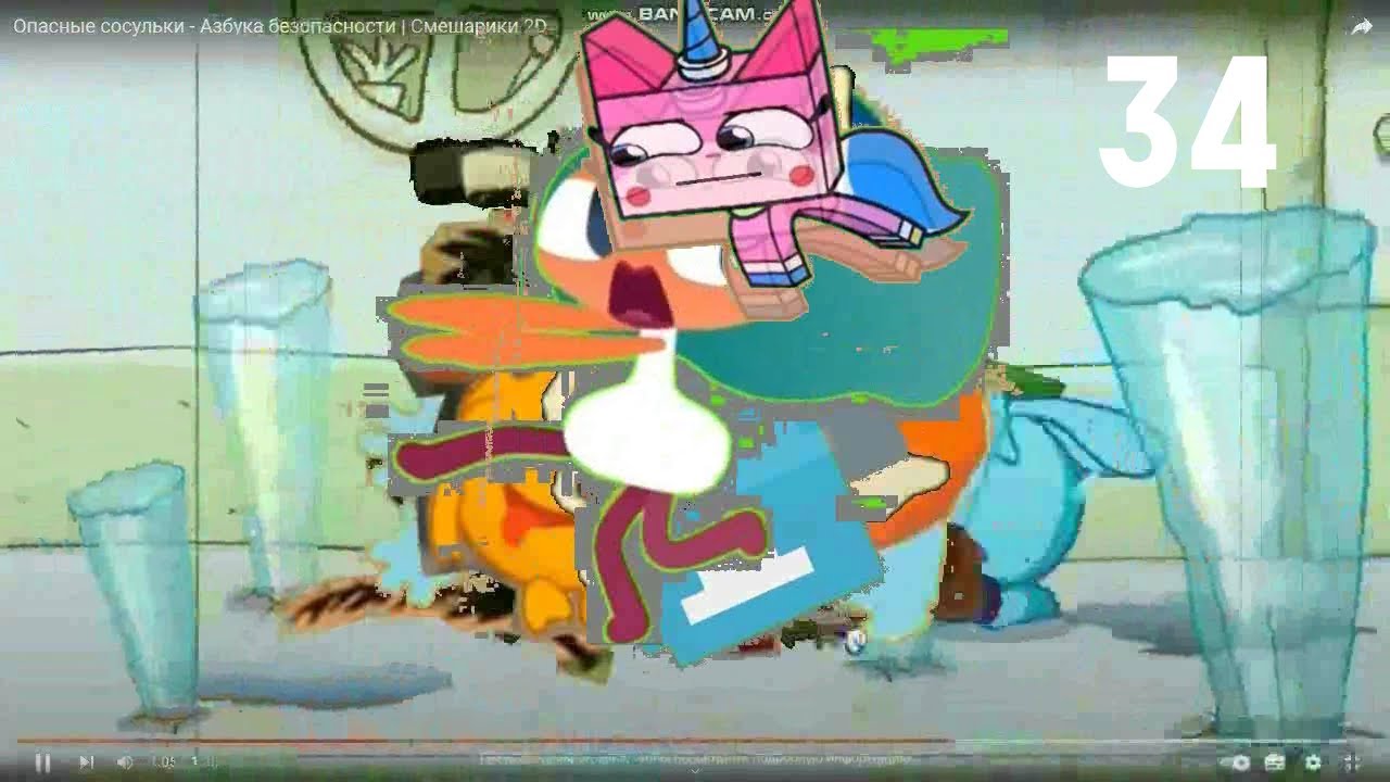 Побег от Сосульки Ёжик и Крош (Add Round 34)