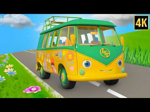 Wheels On The Vehicles : Learn Street Vehicles Baby Song & Nursery Rhymes