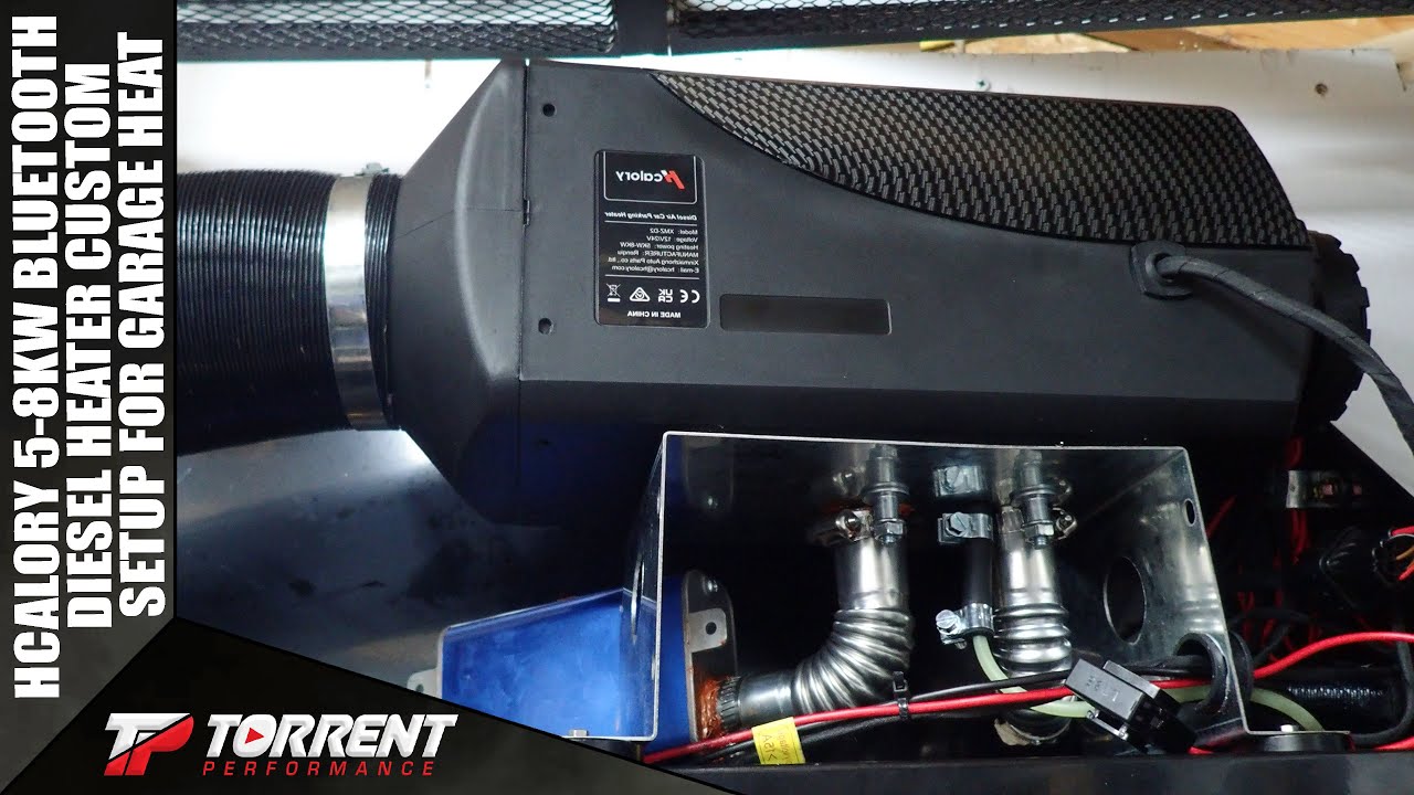 Hcalory 5-8KW Diesel Heater Custom Setup For Garage Heat Part 2 