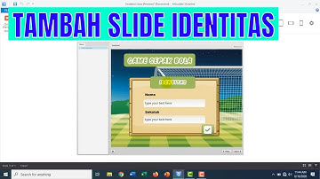 Tutorial articulate storyline 3 - Menambahkan Halaman identitas Pada Slide Game