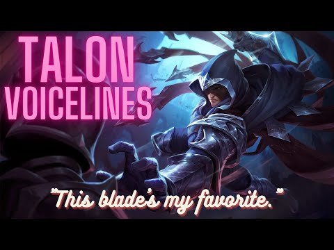 Talon Voice Lines English Subtitled - League of Legends