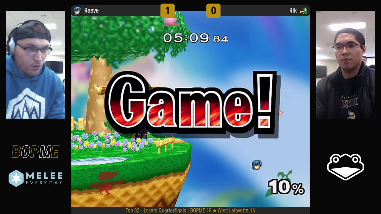 BOPME 19 - Reeve (Marth) vs Rik (Falco) - Top 32 - Losers Quarterfinals