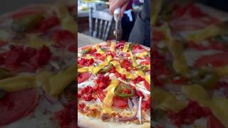 Pizza, Ranchera con frijoles receta, fácil y deliciosa