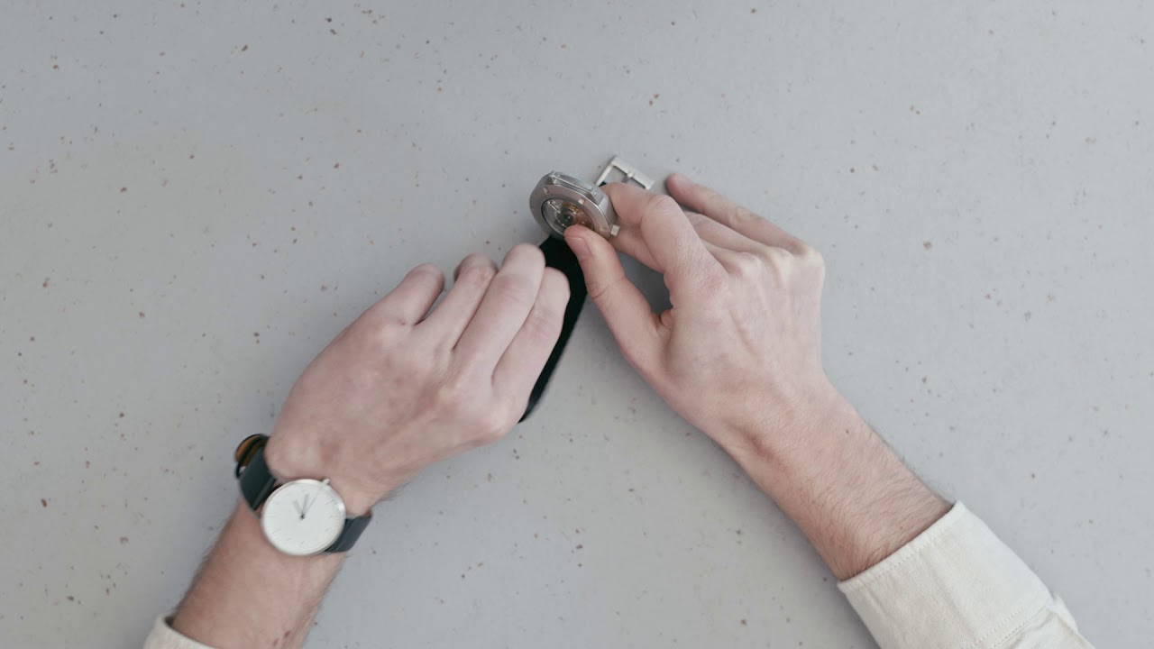 How to attach a NATO style strap to your watch using spring bars. - YouTube