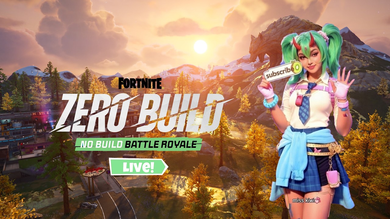 🔴FORTNITE LIVE - ZERO BUILD CHAOS & PLAYING W/ VIEWERS🌟💖