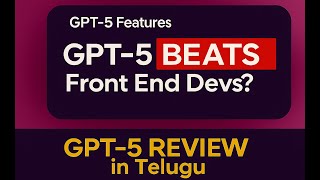 GPT-5 Features | Building Games with GPT-5 | Game UI, Analytics Website & Voice Agent |Telugu