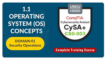Besturingssysteemconcepten - CompTIA CySA+ (CS0-003) - 1.1