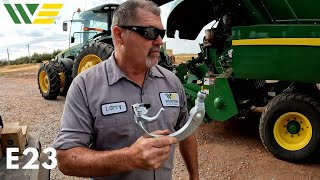 Larry's Life E23 | How to Replace Wiper Arm on a John Deere L341 Square Baler plus other L341 tips Thumbnail