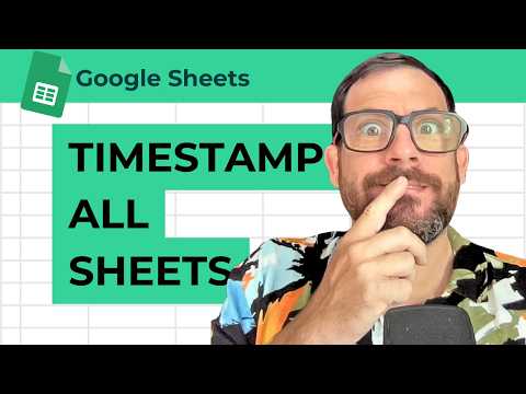 All Sheets Update Status Change Date Automatically
