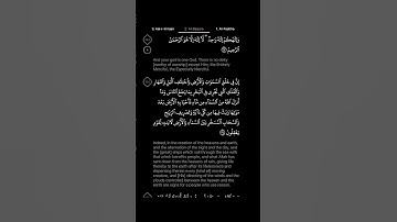 #DailyQuran [02] Surah Al-Baqara [163-164] | Maher Al-Mu'aiqly - سورة البقرة | ماهر المعيقلي