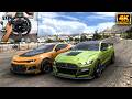 Ford Mustang Shelby GT500 & Chevy Camaro ZL1 1LE | Forza Horizon 5 | Thrustmaster T300 gameplay