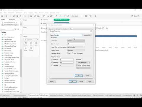 How to Create and Use Parameters with Filters in Tableau