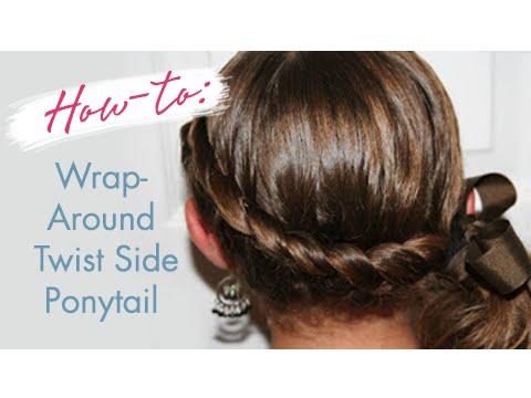 Wrap-Around French Side Ponytail | Cute Girls Hair...