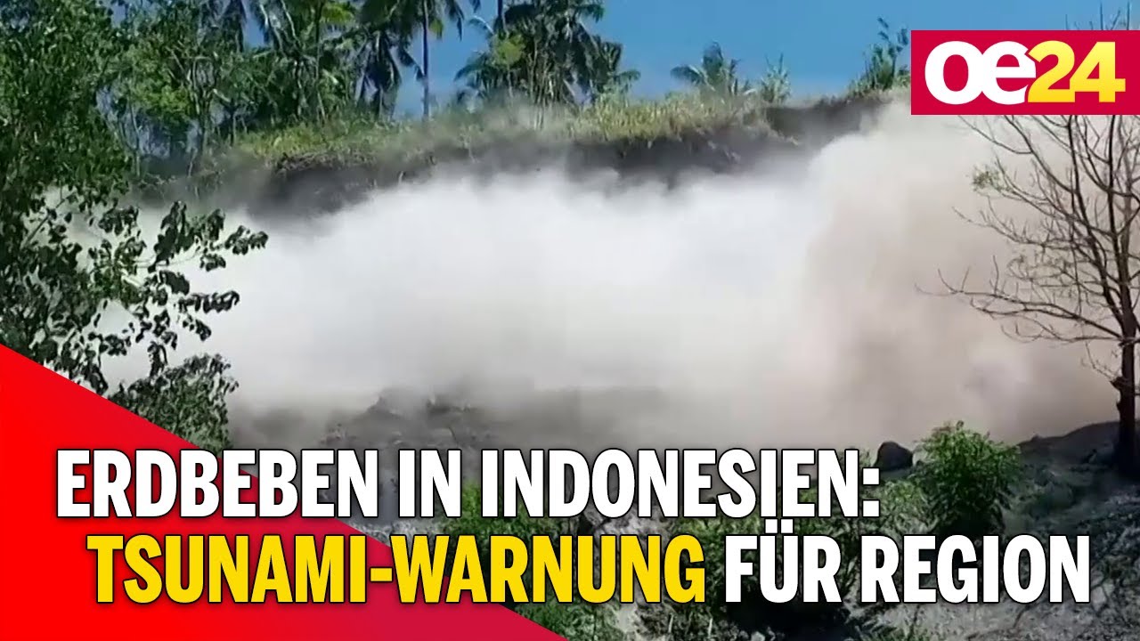 Erdbeben in Indonesien: Tsunami-Warnung für Region