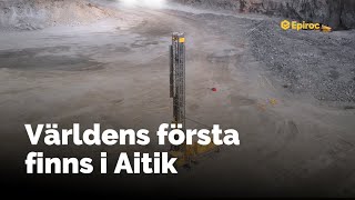 This is the world’s first electric and fully automatic drill rig