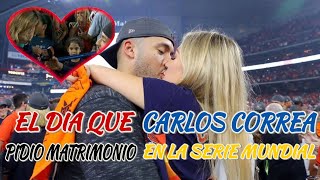 Asi fue como CARLOS CORREA realizo el acto mas VALIENTE de su vida / SERIE MUNDIAL 2017 / MLB