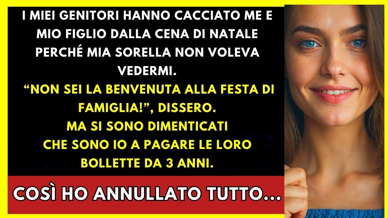 I Miei Genitori Mi Hanno Cacciata Dalla Cena Di Natale Perché Mia Sorella Non Voleva Vedermi